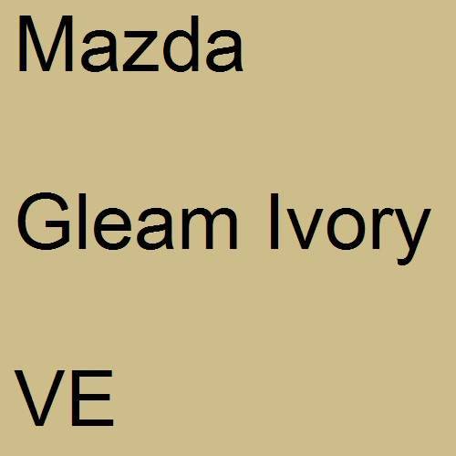 Mazda, Gleam Ivory, VE.